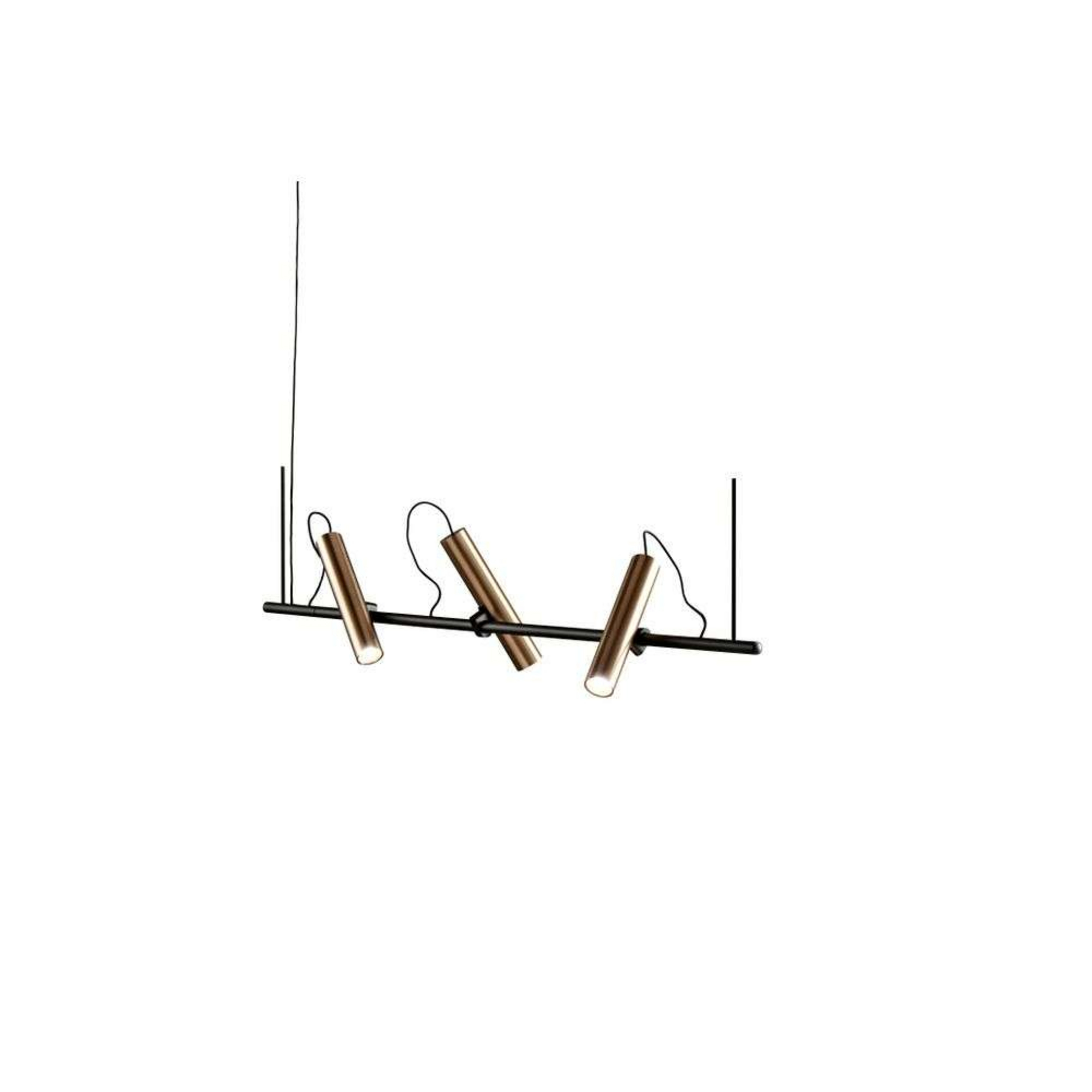 Spirit S1000 hanglamp, messing/zwart - Light-Point
