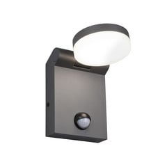 LED välisseinavalgusti Adour, antratsiit, andur, kallutatav, CCT