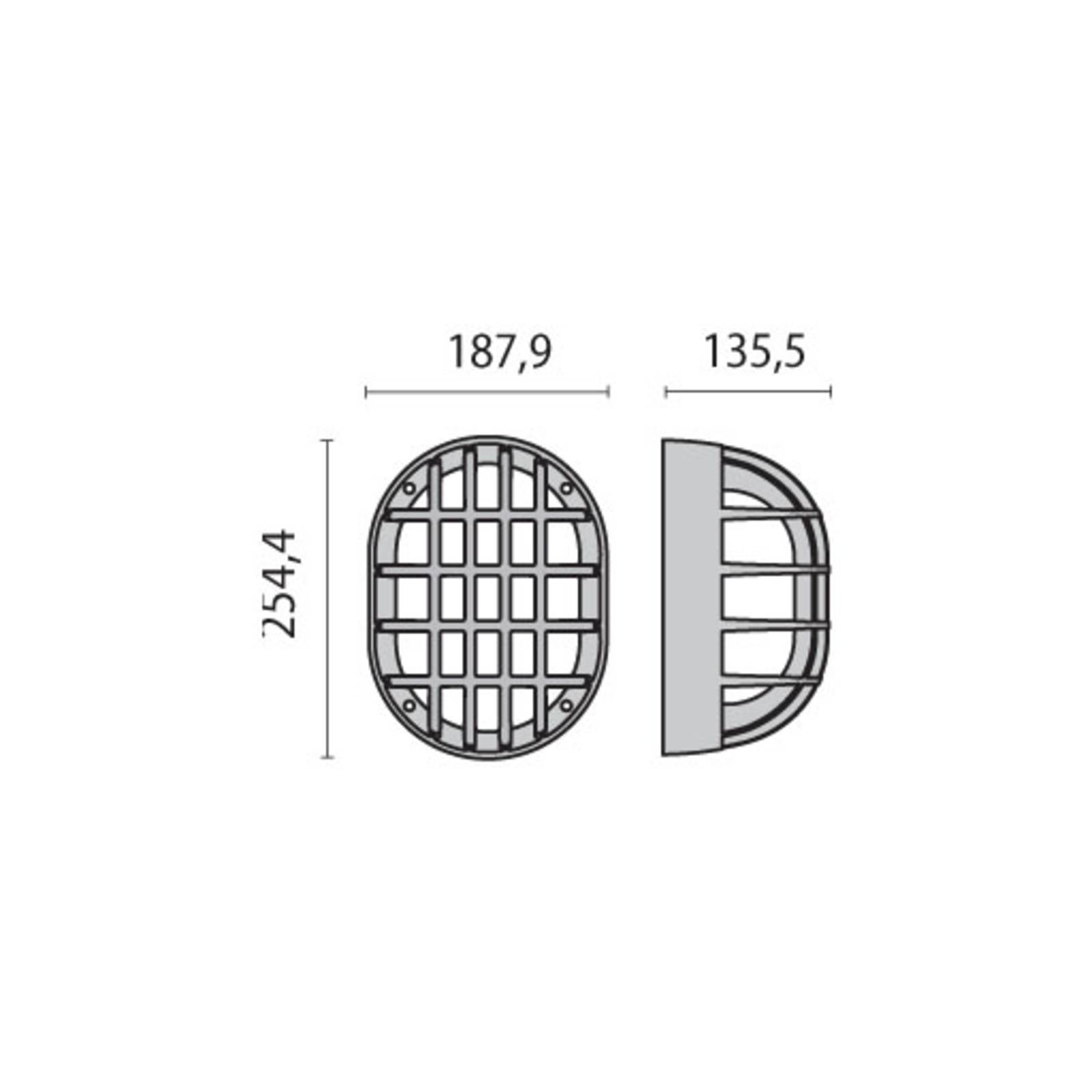 Performance in Lighting Applique d’extérieur robuste EKO anthracite