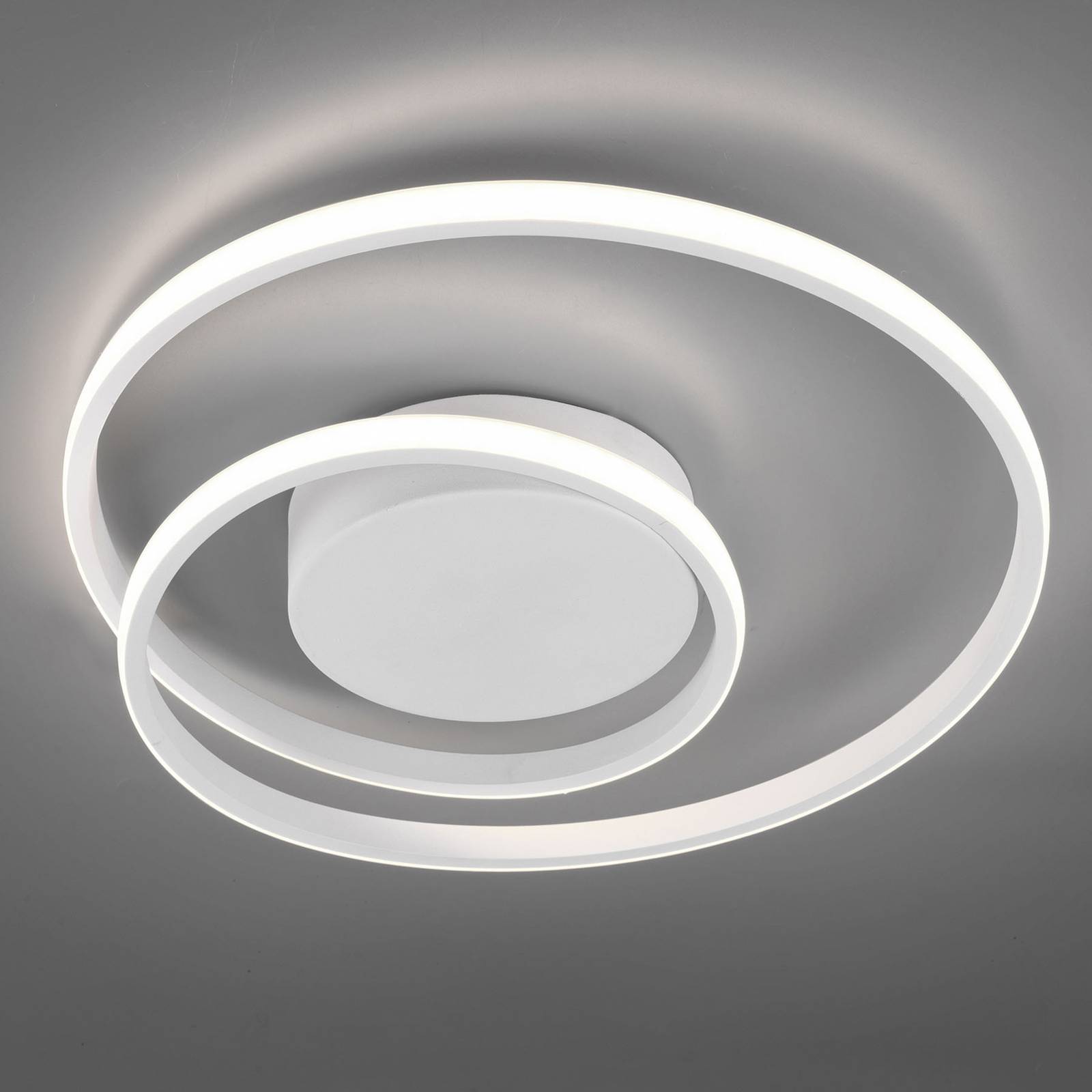 Zibal LED ceiling light, dimmable, white