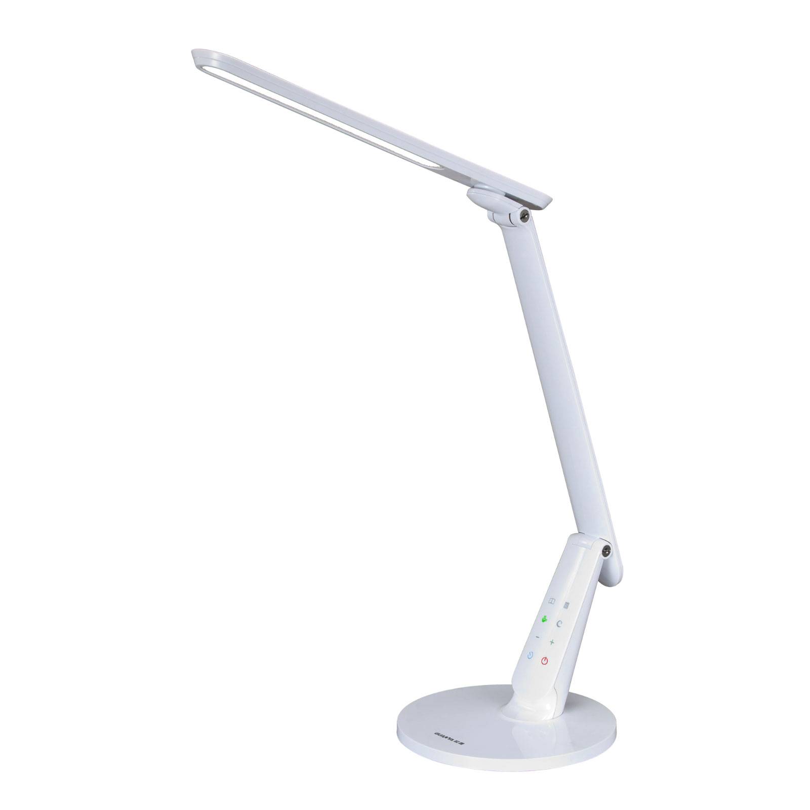 Aluminor Lampe bureau LED Swingo panneau commande blanche