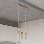 Envostar Persian Indigo hanglamp 3-lamp beton/hout