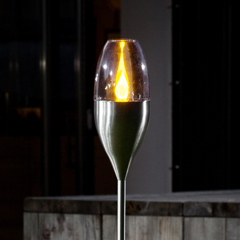 Lampe de jardin solaire pleine d'ambiance Jari