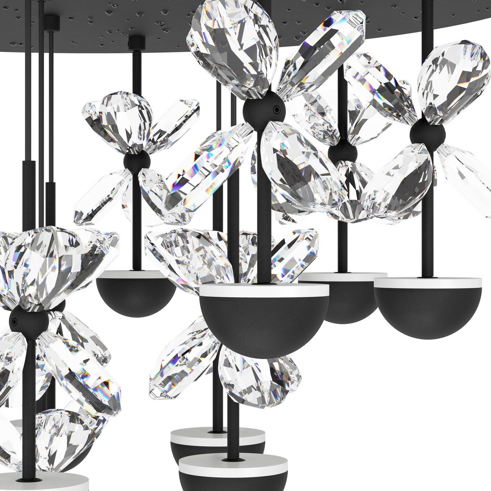 EGLO Stars Of Light LED-Pendel Pianopoli, czarny, dł. 87 cm