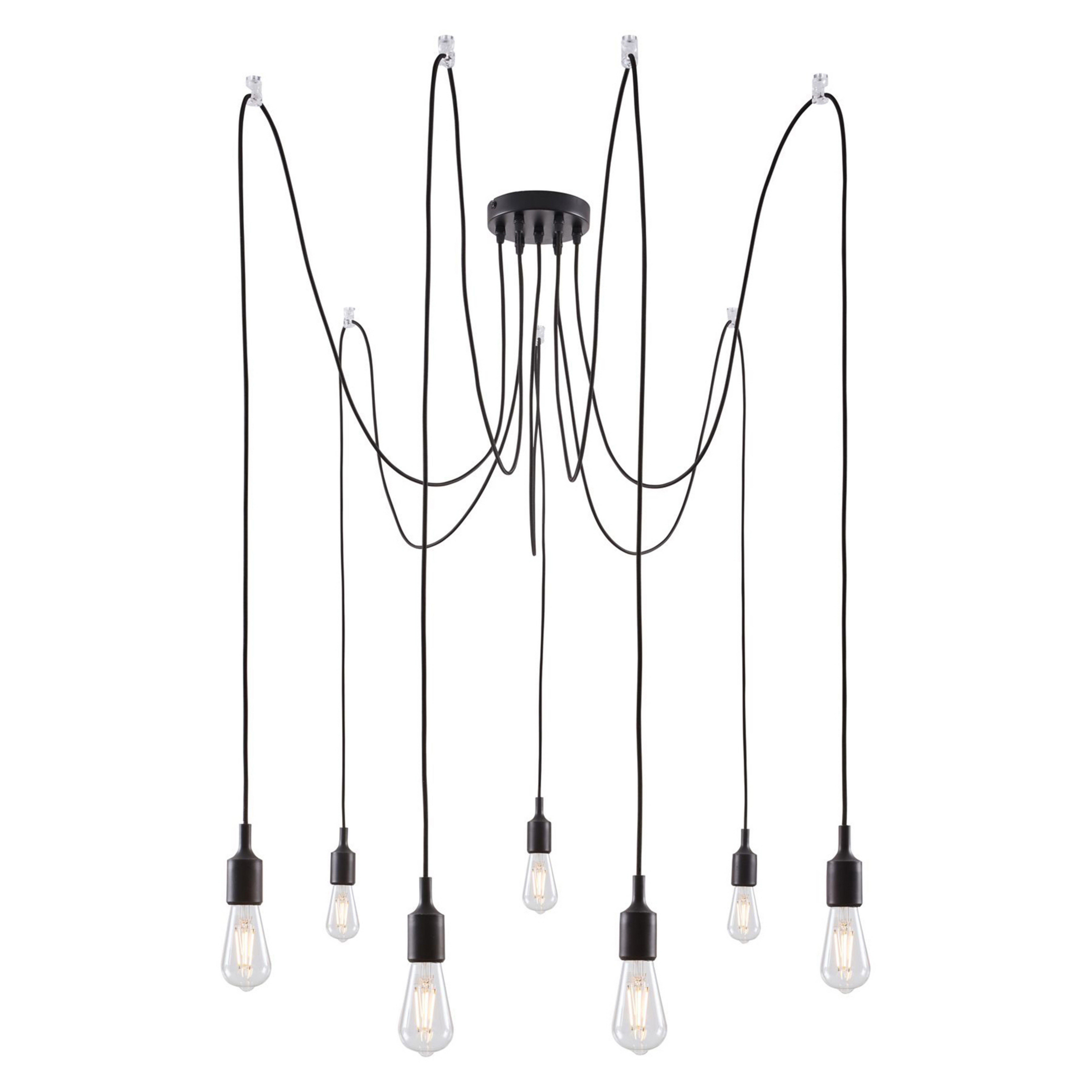Ketil 7 Suspension Noir - Paulmann
