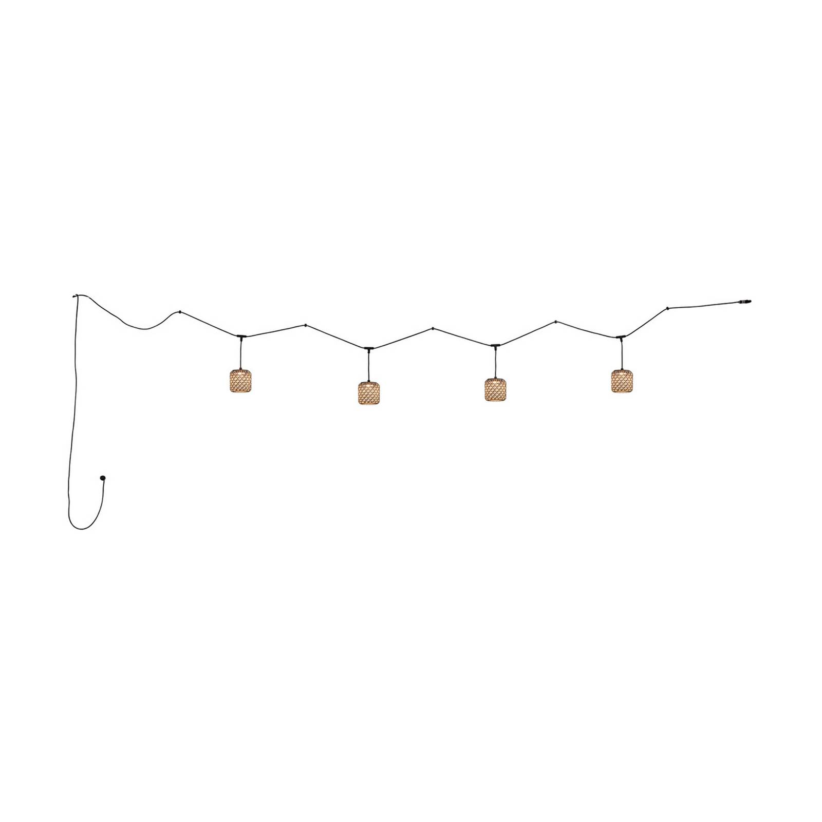 Bover Nans S/16/4L LED-Außen-Pendelleuchte, braun