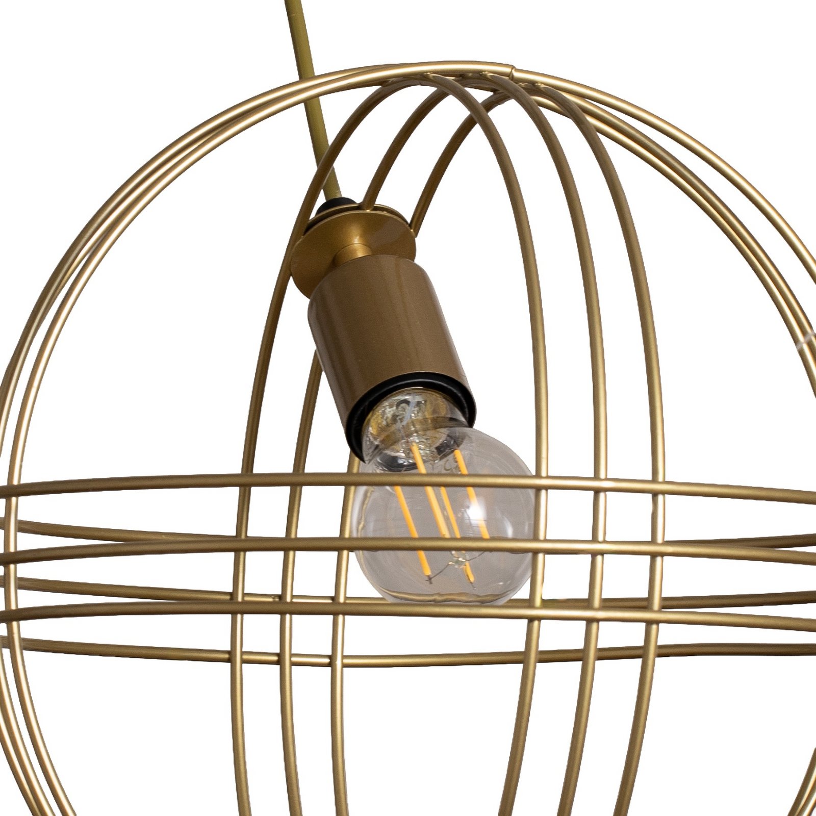 Suspension Mekik, vieil or, métal, Ø 28 cm