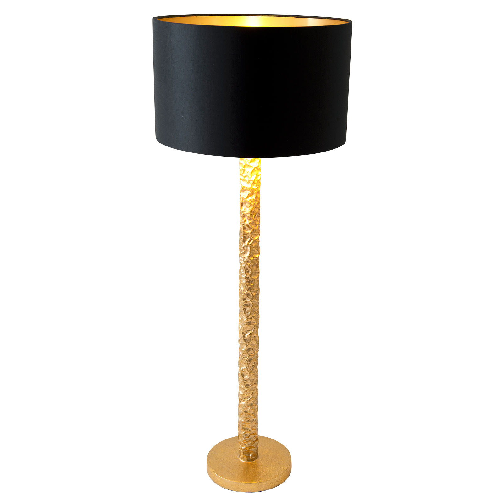 Lampe table Cancelliere Rotonda noire/dorée 79 cm
