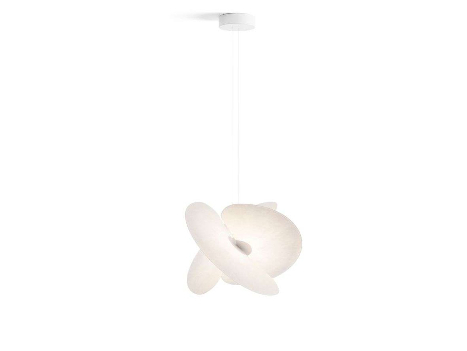 Levante Lustră Pendul Small Matt White/White - Luceplan