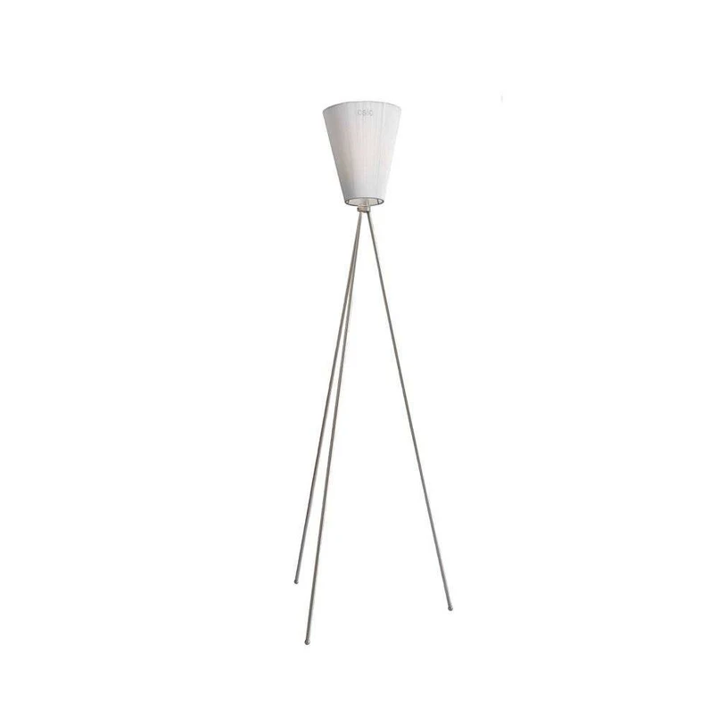 Northern - Oslo Wood Floor Lamp Steel/White