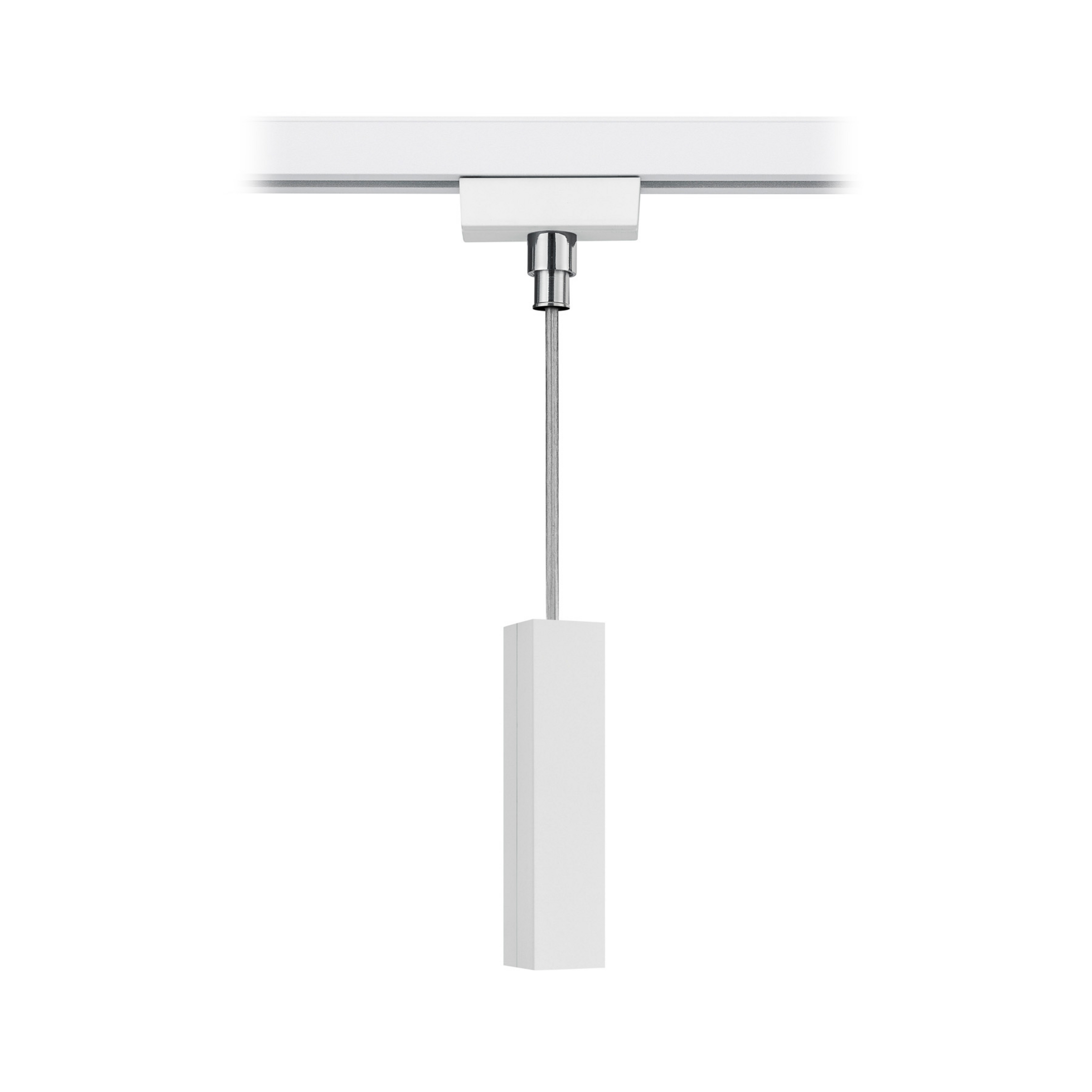 Adattatore pendente per binario DUOline, bianco