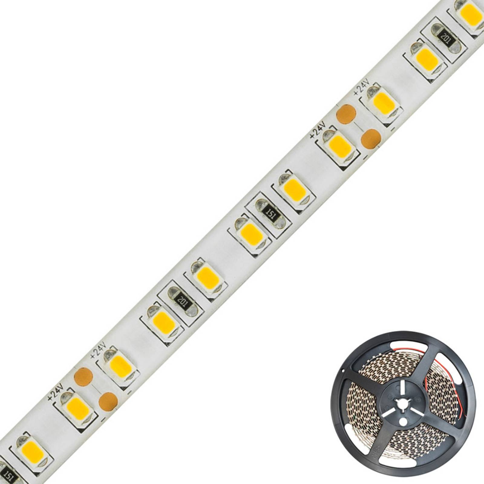 EVN STR5424 LED strip IP54 5 m 48 W 4,000 K, plastic, 48 W, L: 500 cm, W: 0.8 cm, H: 0.3 cm