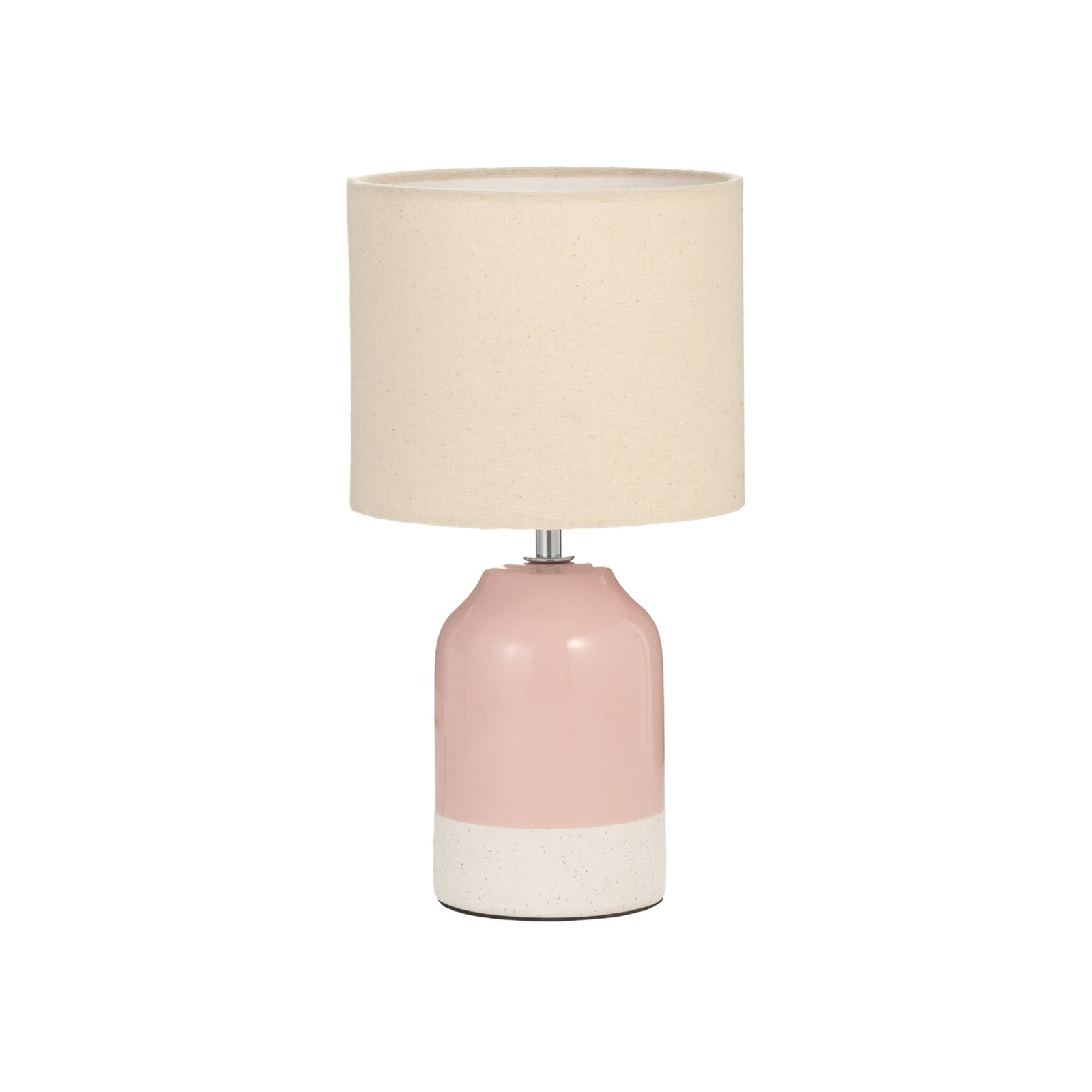 Pauleen Sandy Glow galda lampa, krēma/rozā krāsā