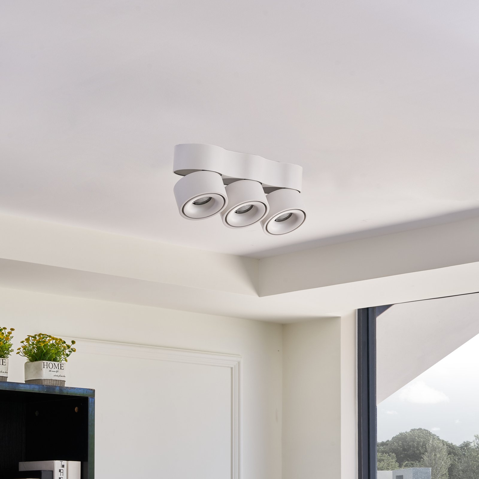 Rotari 3 LED Plafondlamp White - Arcchio