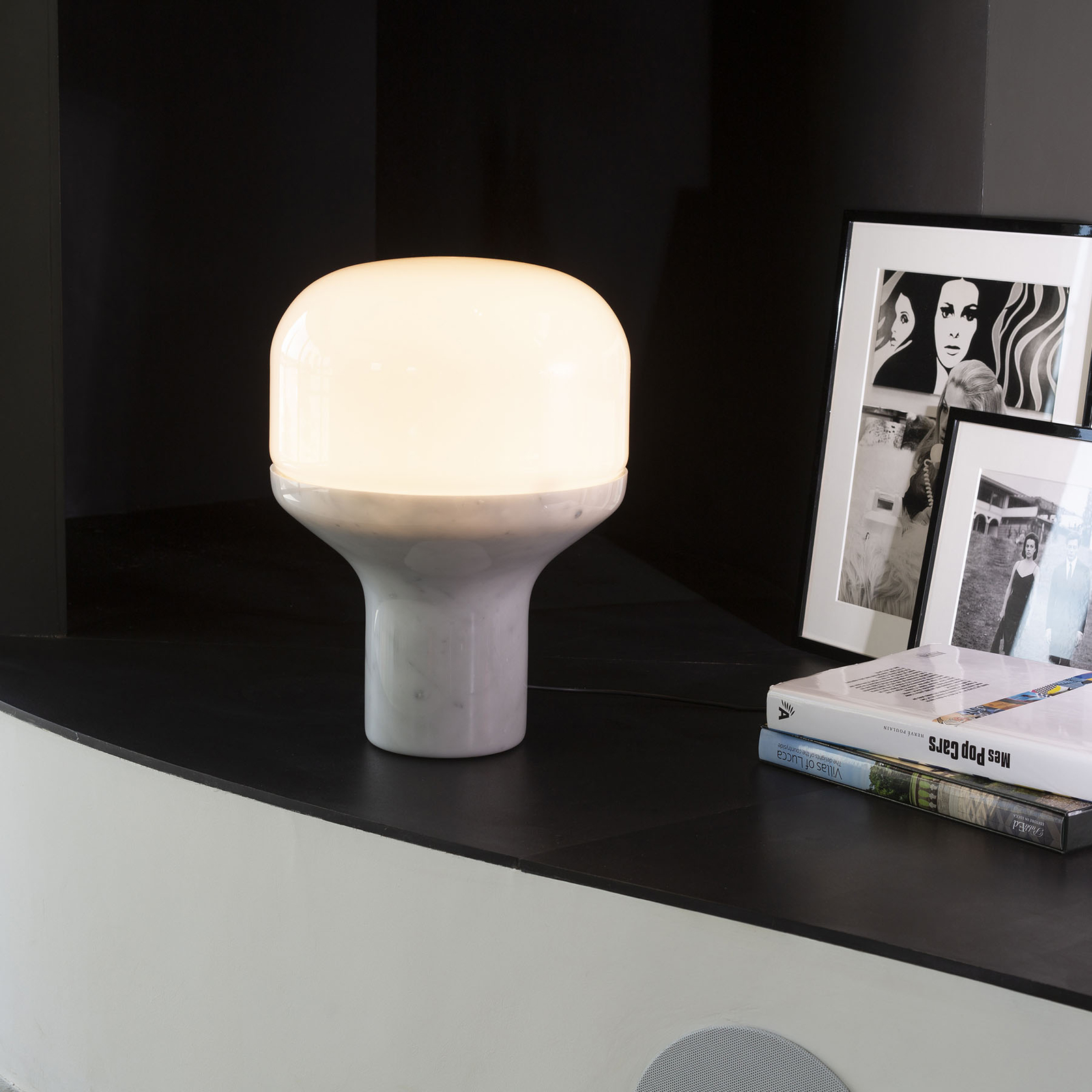 Martinelli Luce Delux Tischlampe mit Marmorfuß