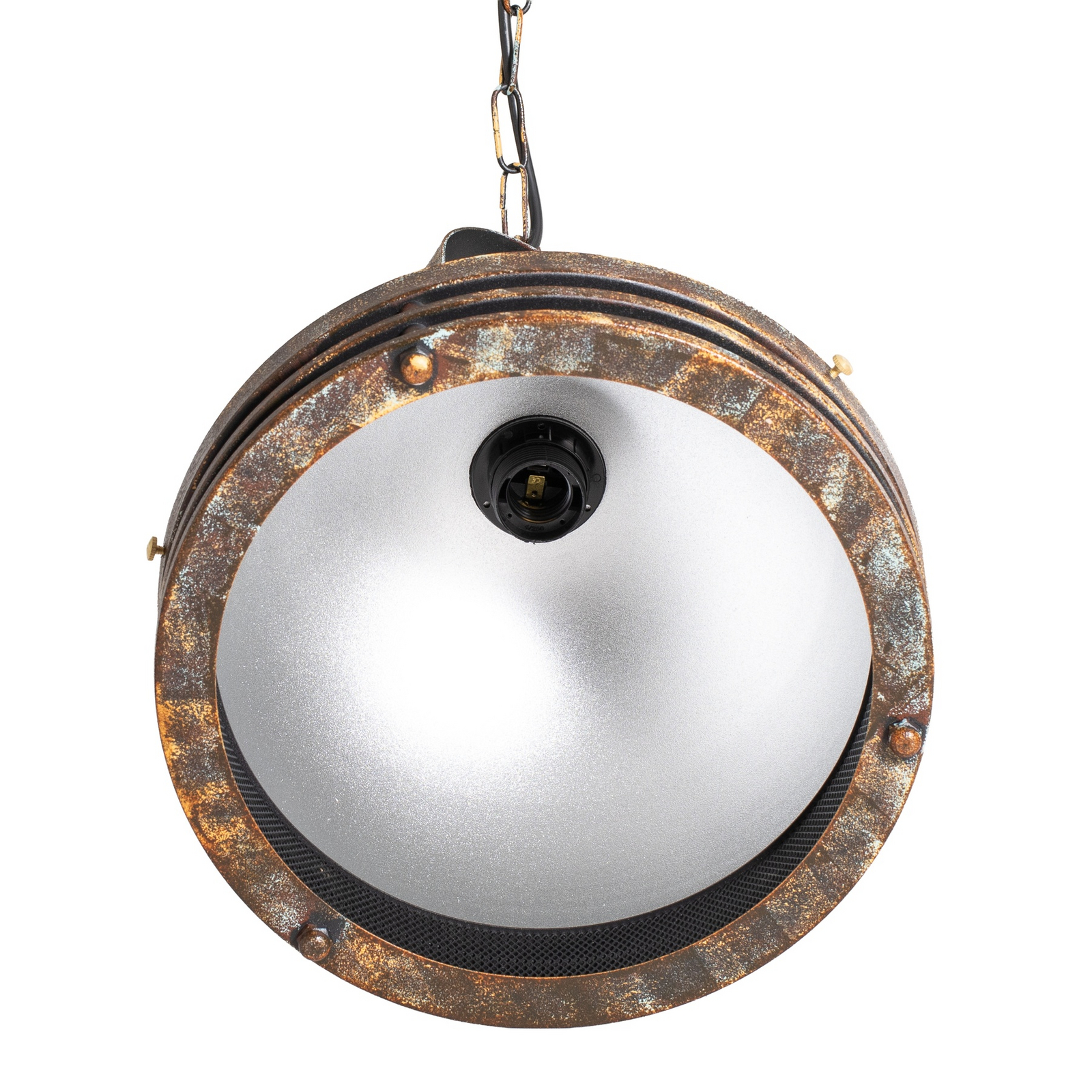 Висяща лампа Saglam, 1-пламъчна, старо месинг, Ø 30 cm, метал Висяща лампа Saglam, 1-пламъчна, старо месинг, Ø 30 cm, метал