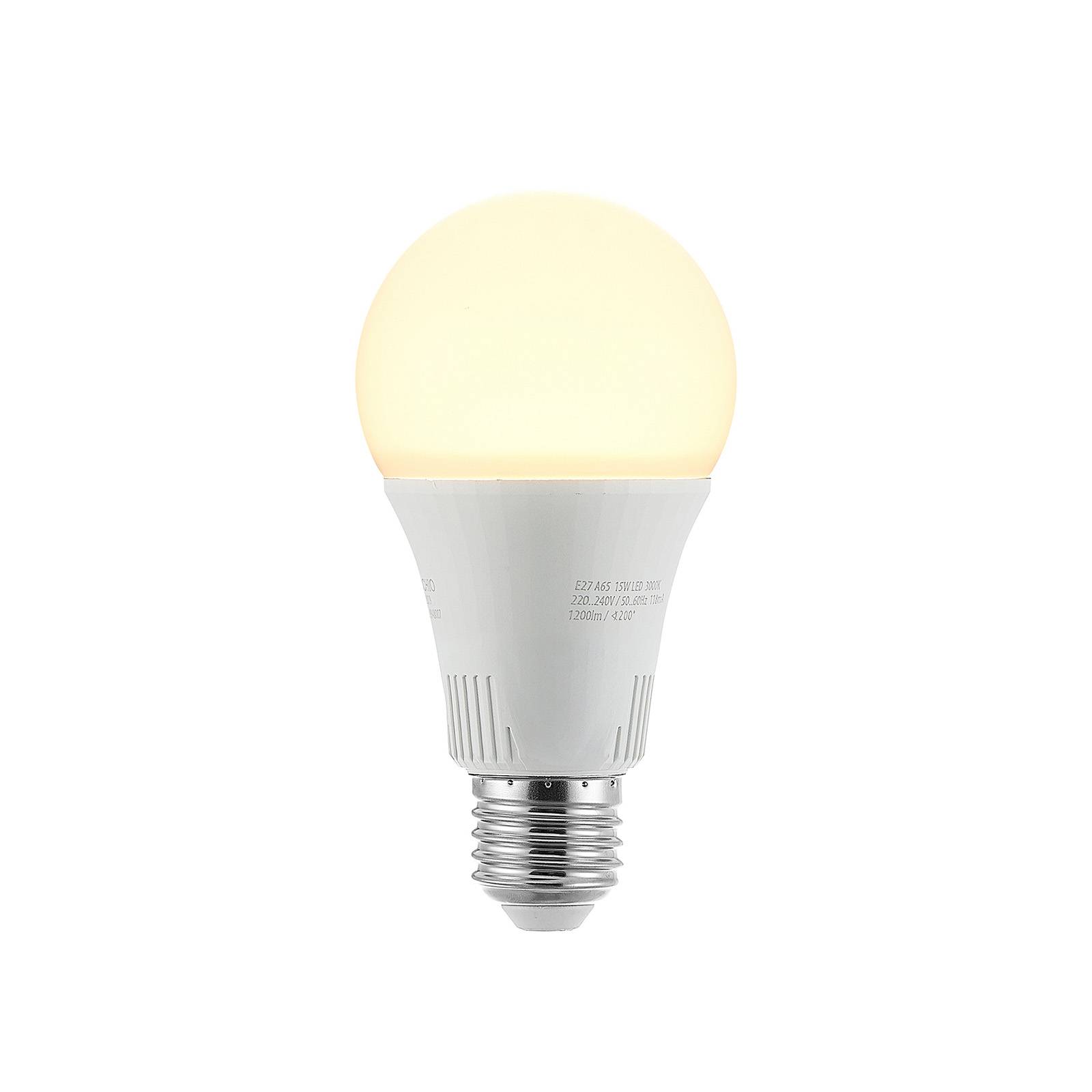 Ampoule LED E27 A65 15 W 3 000 K dimmable 3 niv.