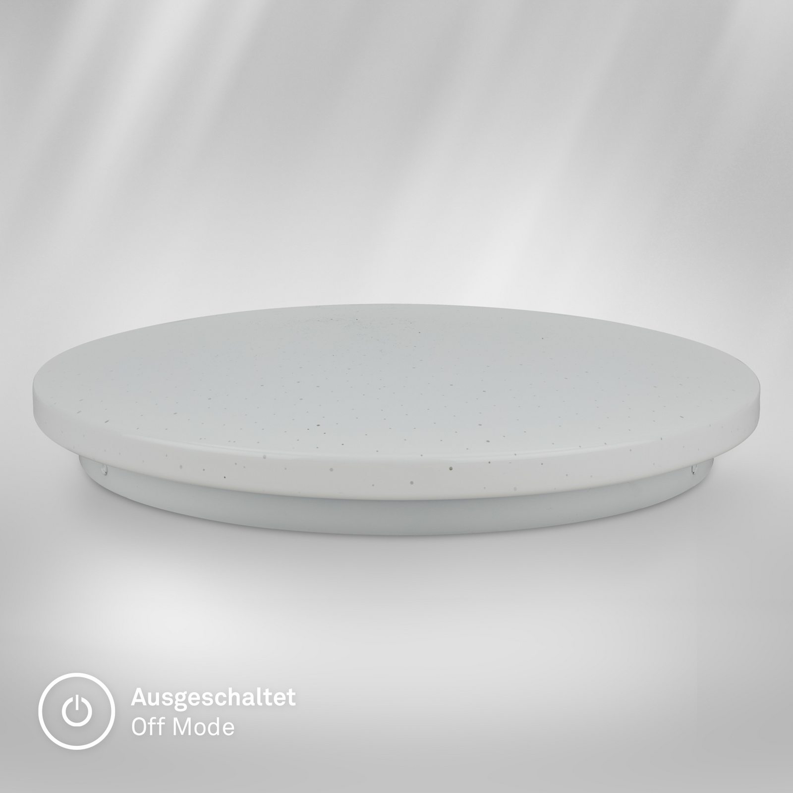 Lampa sufitowa LED Luminus, CCT, Ø 34 cm, biała, gwieździste niebo
