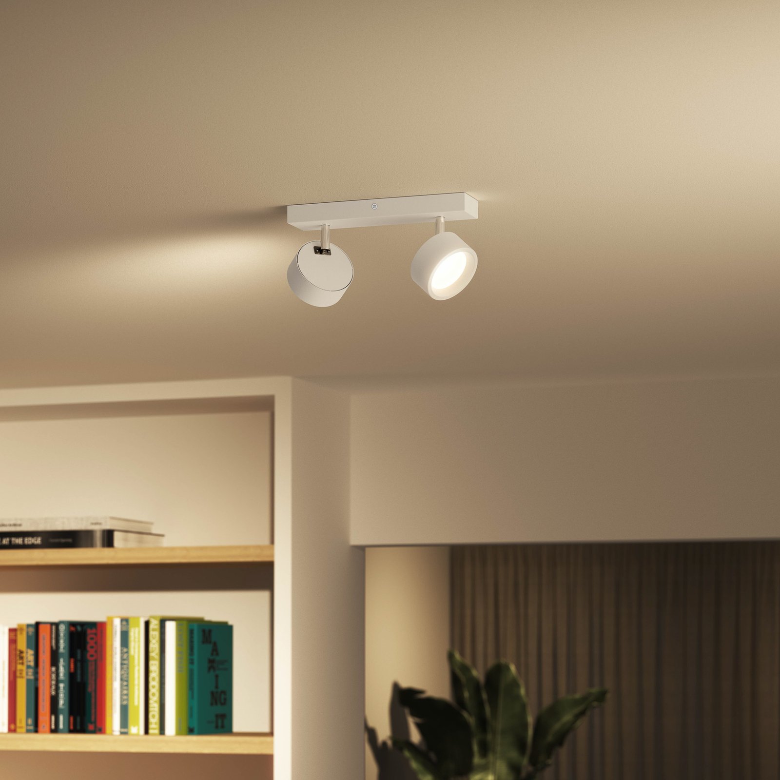 Bracia LED-Deckenspot 2-flammig, weiß - Philips