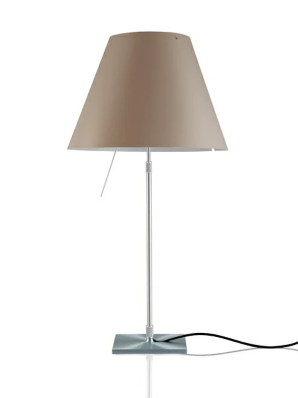 Luceplan - Costanza Tischleuchte Alu/Shaded Stone