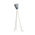 Oslo Wood Lampadaire Acier/Vert - Northern
