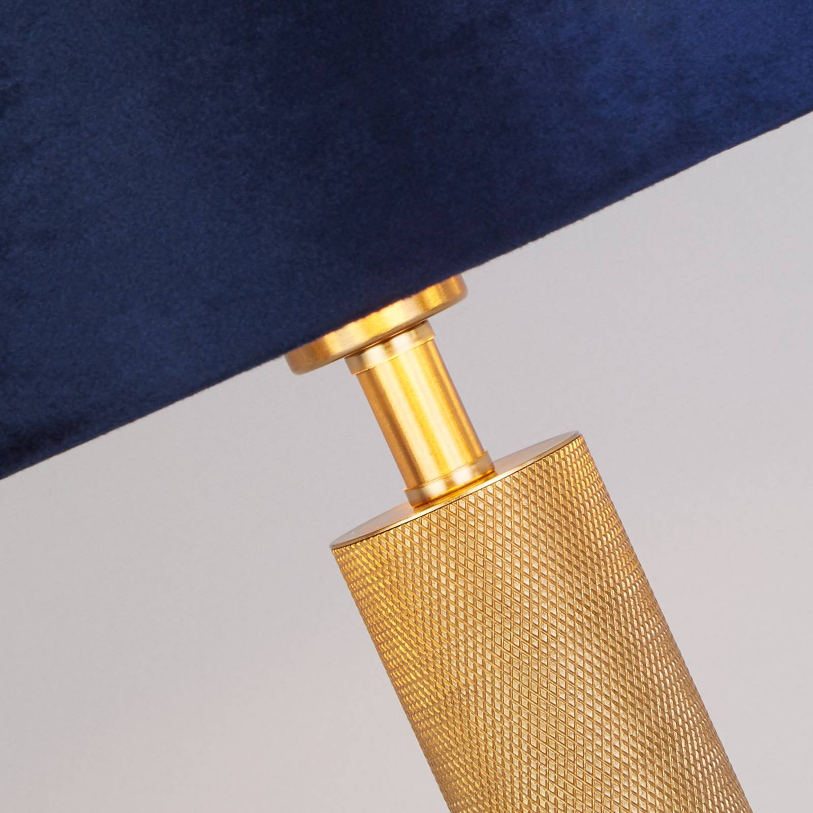 Searchlight london asztali lámpa, sárgaréz / kék