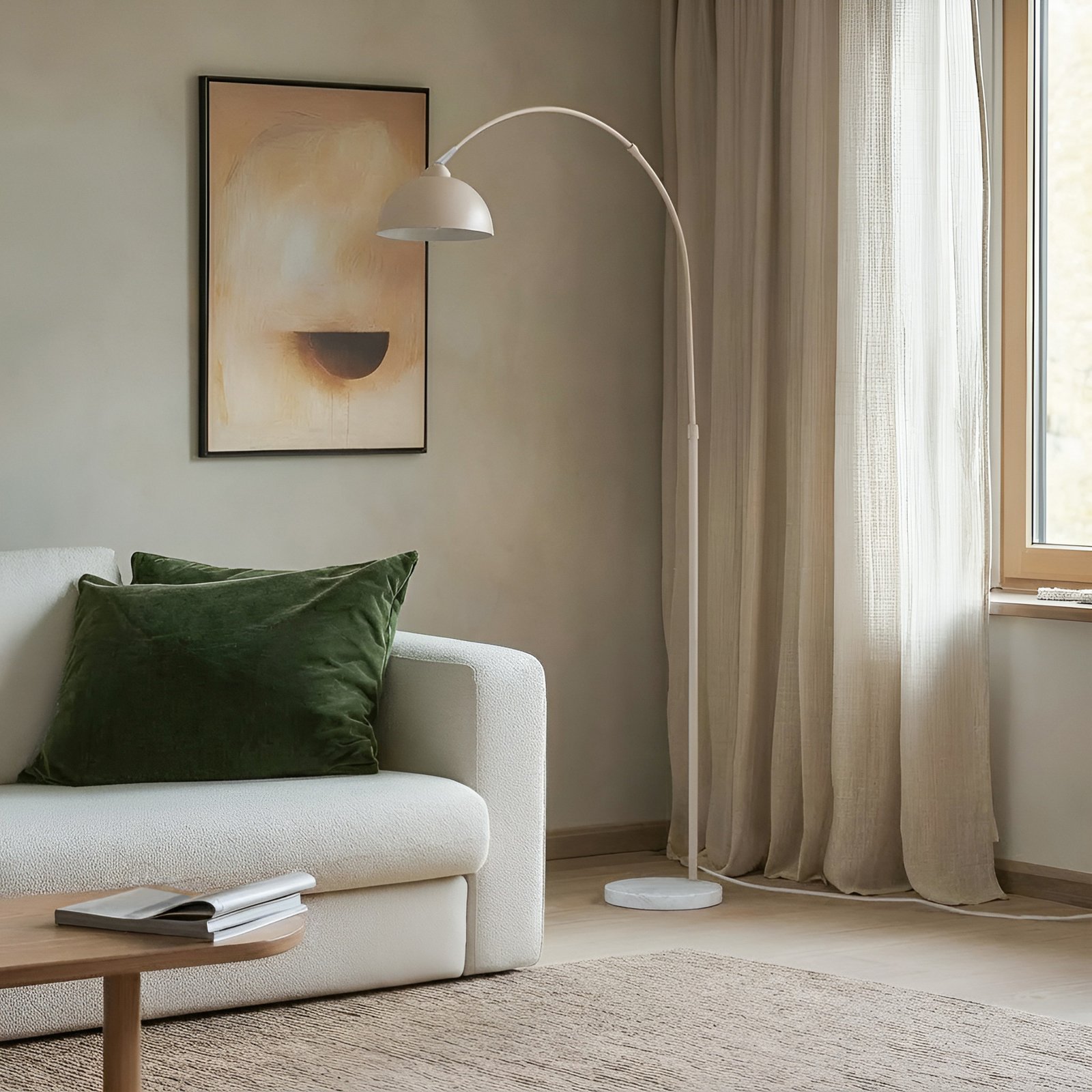 Tonka álló világítás bézs - Lindby Tonka álló világítás bézs - Lindby