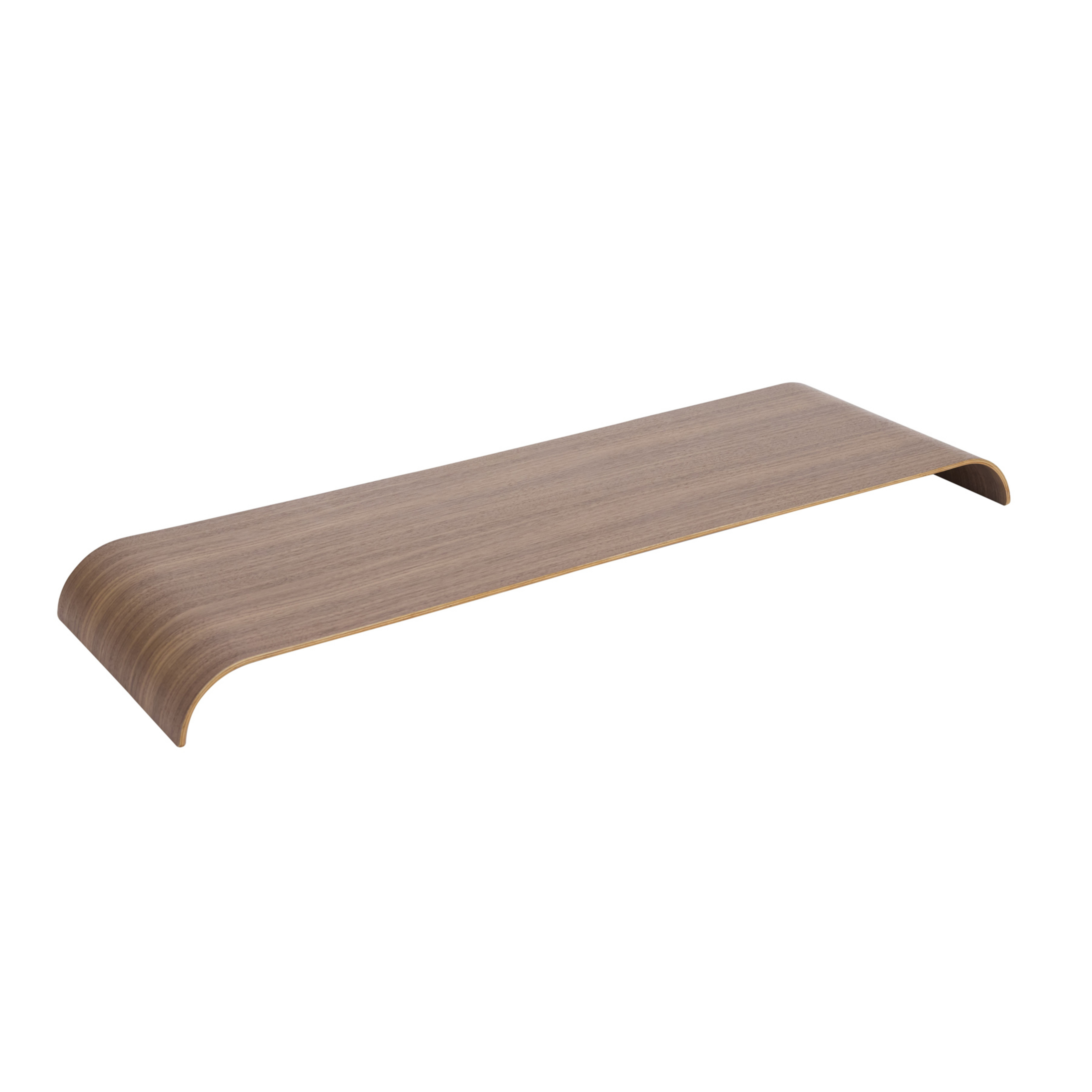 Curva Holz Tablett für Regal L81xW25,3xH5,4 Walnut - AYTM