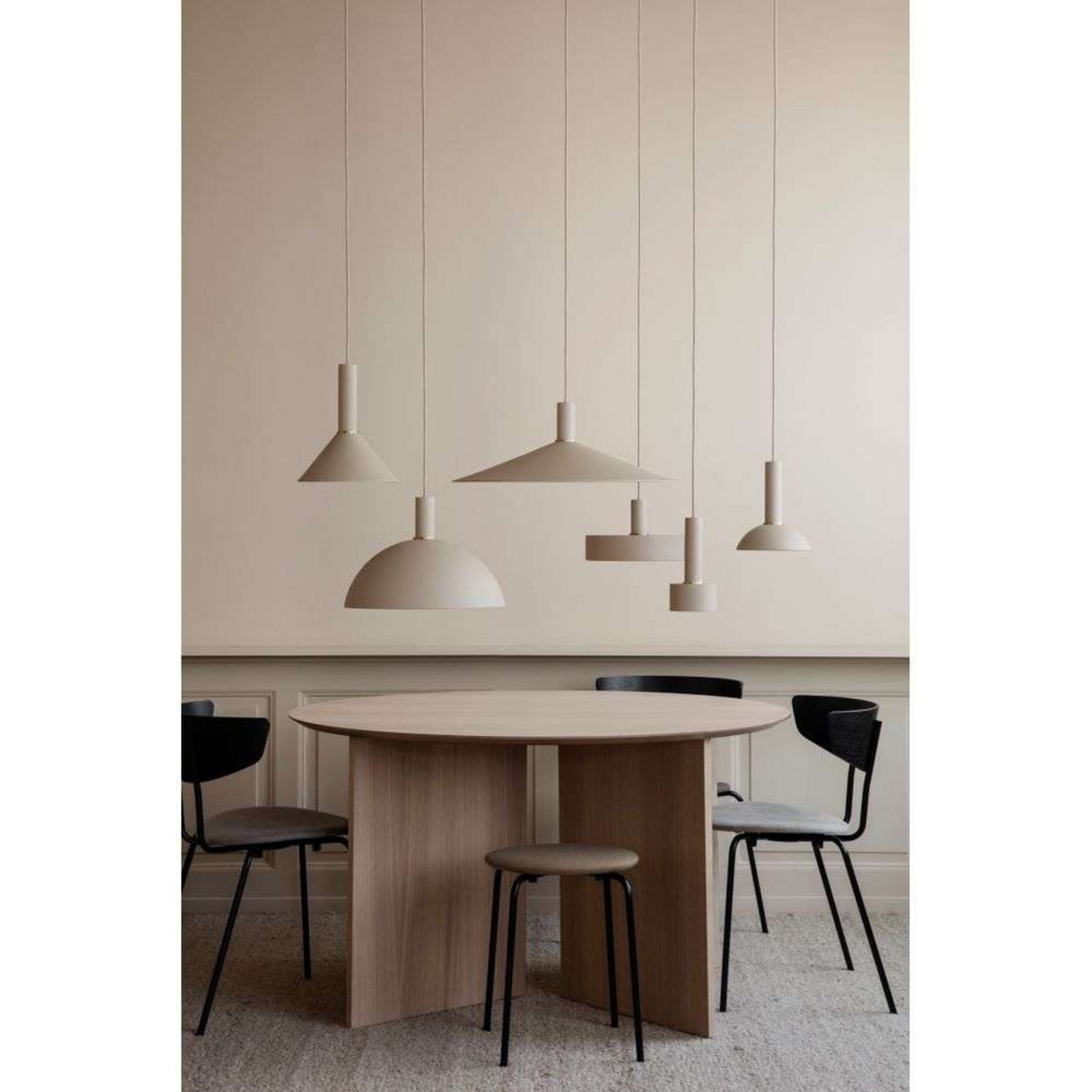 Collect Pendel Dome Low Cashmere ferm LIVING - Spisestue - Metal