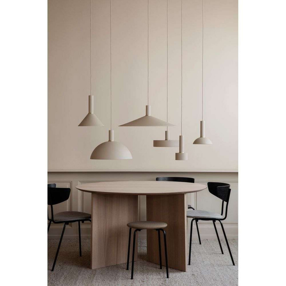 ferm LIVING Collect Taklampa Dome Low Cashmere, beige från ferm LIVING