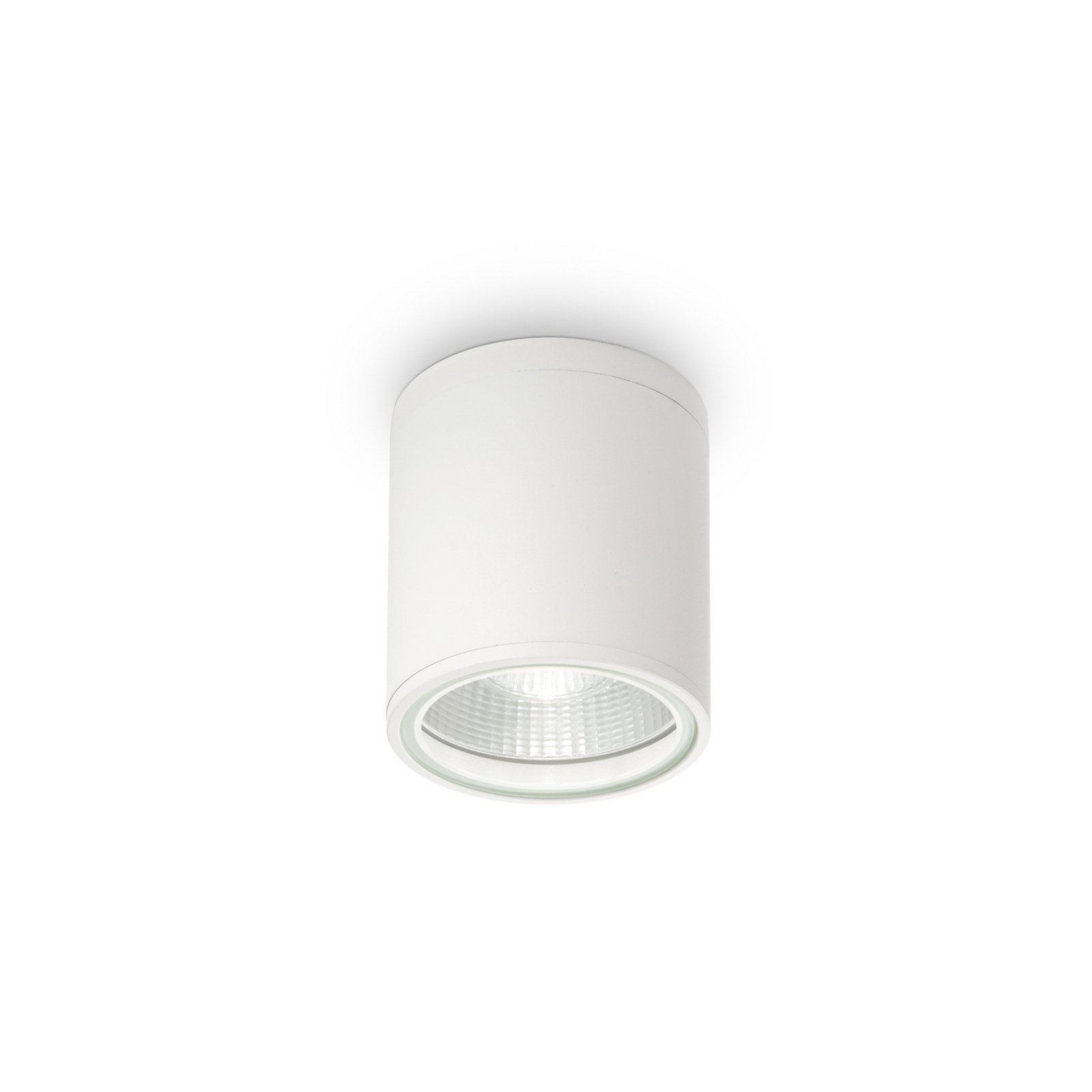 Ideal Lux Deckenleuchte Gun, weiß, Aluminium, IP44, GU10