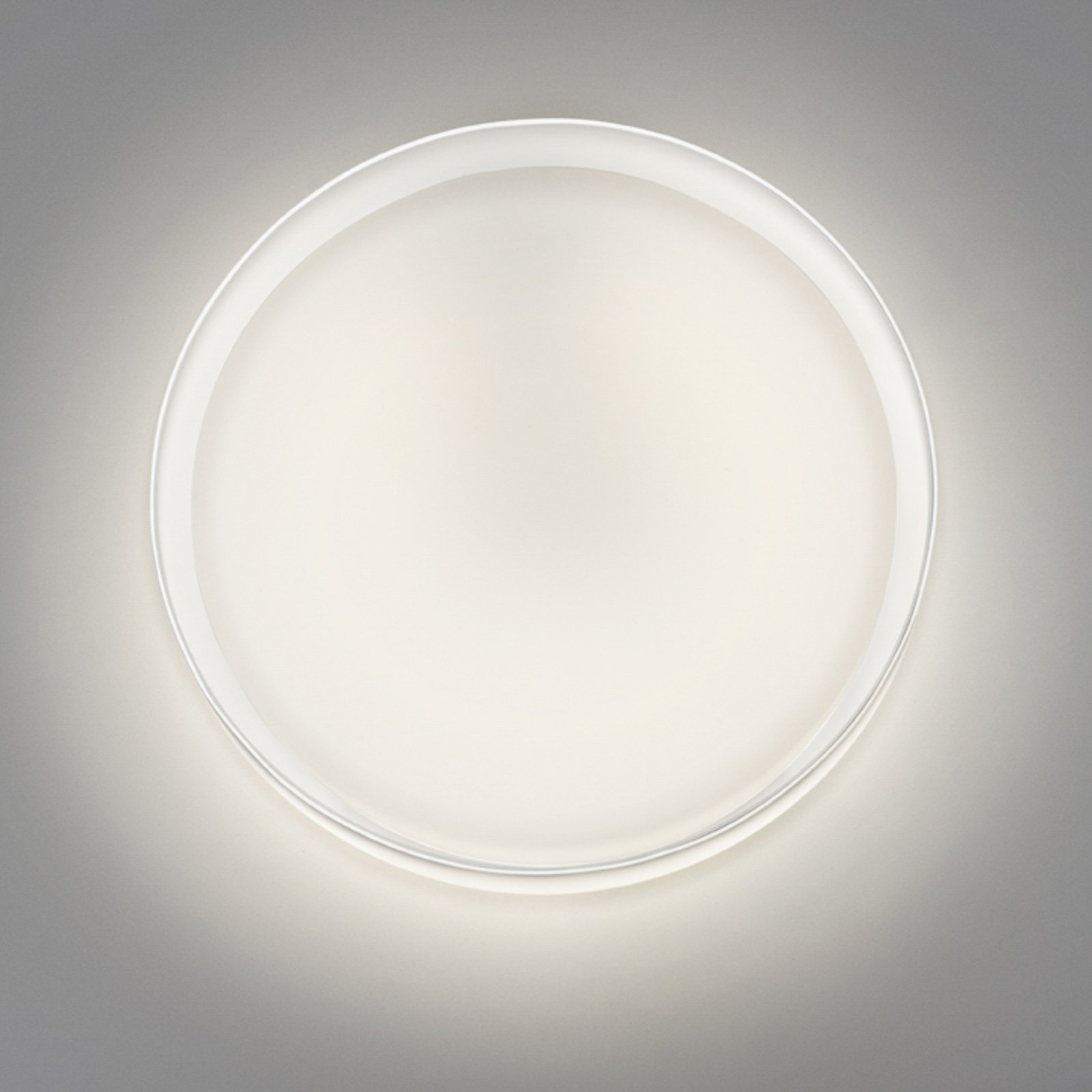 Prandina Mint W4 LED-Wandleuchte weiß Ø 46cm 30W