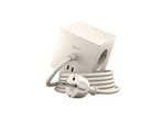 Square 1 w/30W Dual USB-C & Magnet 1,8m Beige - Avolt