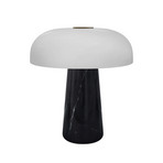 Glossy mini, LED-Akku-Tischleuchte, Marmor schwarz, Nordlux