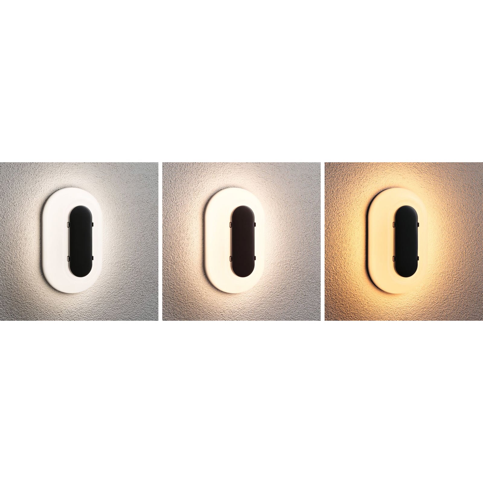 Paulmann LED sienas lampa „Elunor“, antracīta krāsā, augstums 21 cm, CCT Paulmann LED sienas lampa „Elunor“, antracīta krāsā, augstums 21 cm, CCT