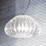 Lampada a sospensione Diamante Crystal Ø 30 cm