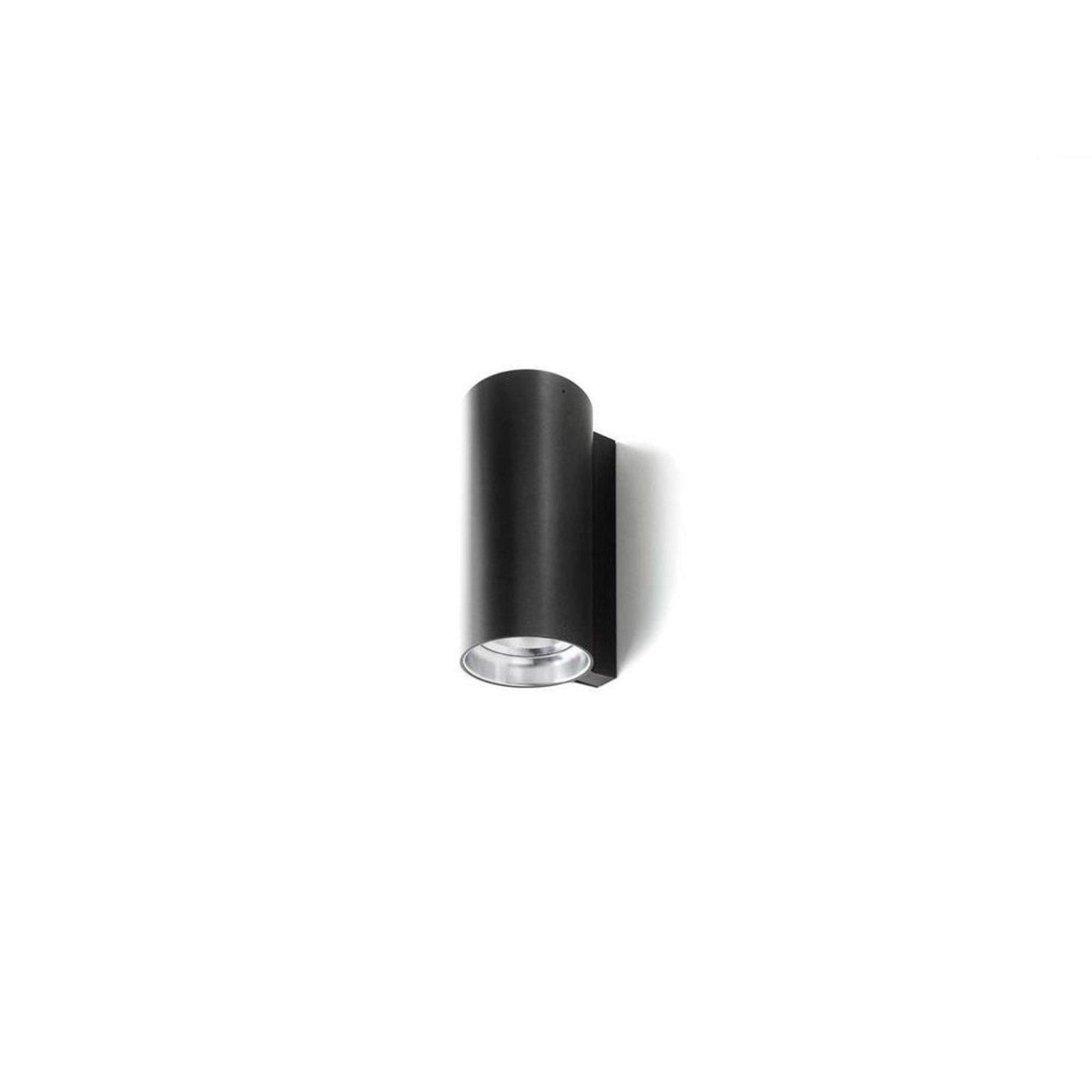 E04 2 Wall Lamp H46,5xØ7 Matt Black - Luceplan