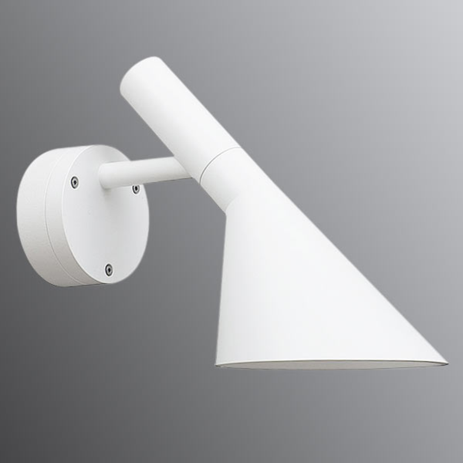 Louis Poulsen AJ - LED outdoor wall lamp, white, aluminium, 9 W, energy efficiency: A++