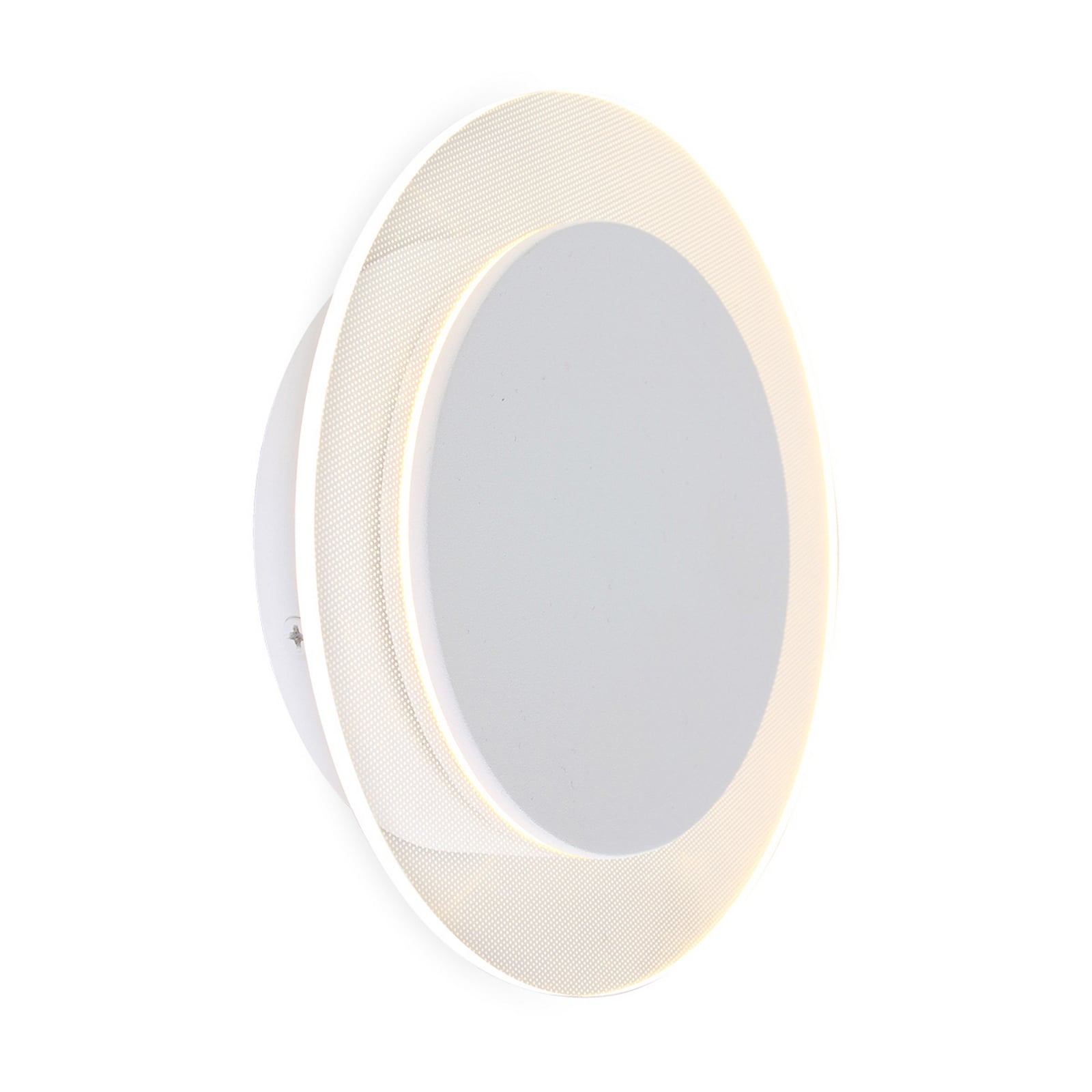 Aplique de pared LED Lido, blanco, metal, 2700 K
