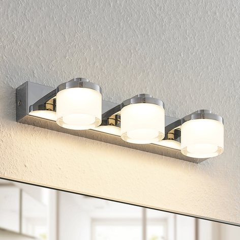 Arcchio Kejan LED-Wandlampe, IP44, 3-flammig