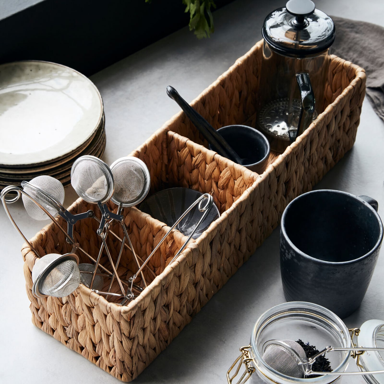 Scatola portaoggetti HDStore, in fibra, 40x12x10 cm - House Doctor