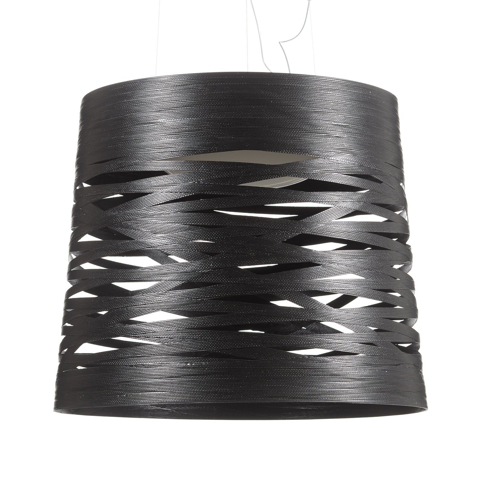 Foscarini Tress grande LED-Hängeleuchte, schwarz
