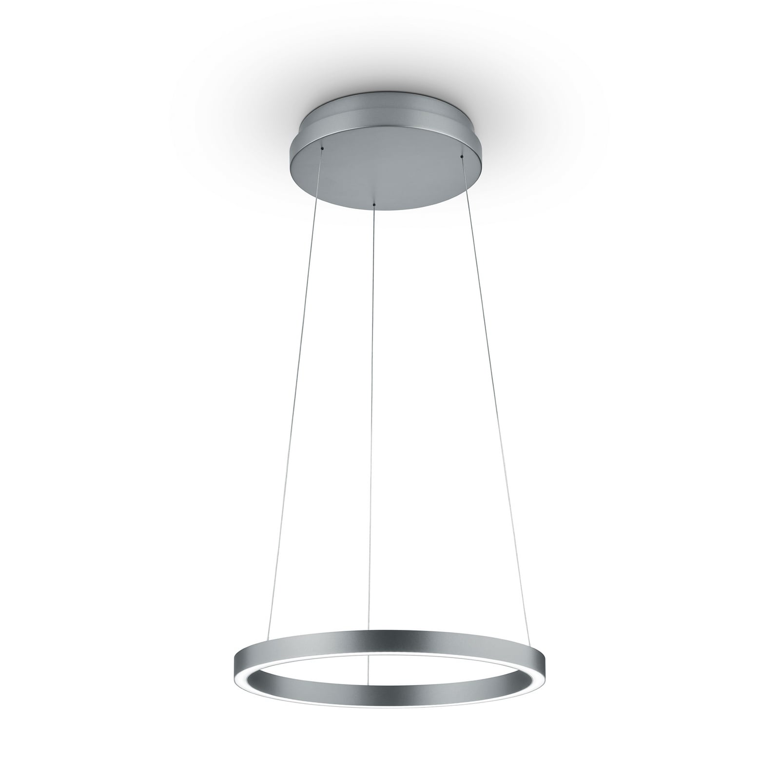LED hanglamp Lisa-40, CCT, dimbaar, mat nikkel