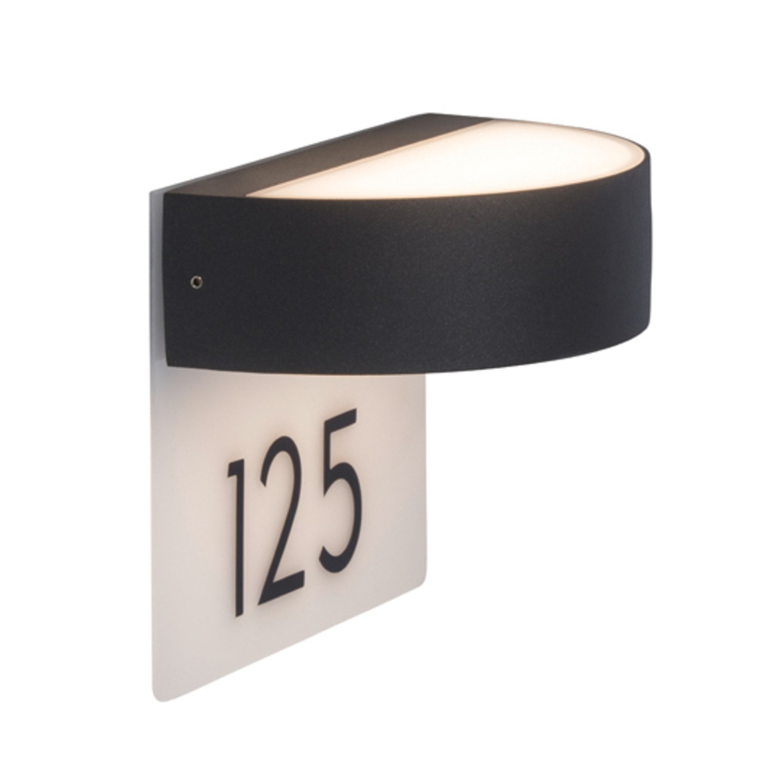 AEG Elegant Monido LED house number light, aluminium, plastic, 9 W, energy efficiency: A+, W: 20 cm, H: 12 cm