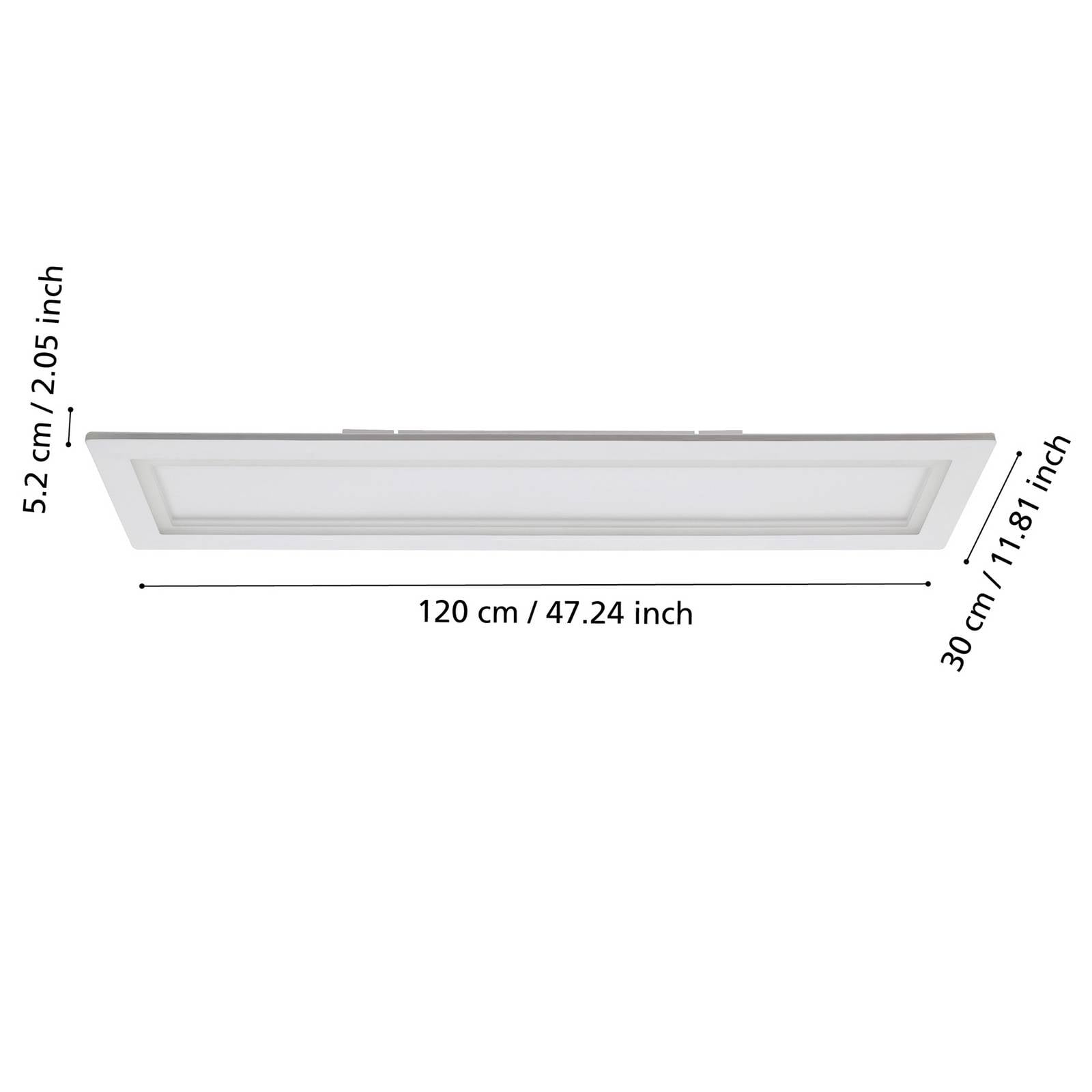  Eglo Connect Eglo Connect Led Ceiling Lamp Padrogiano-z 1-bulb, 120 X 30 Cm 