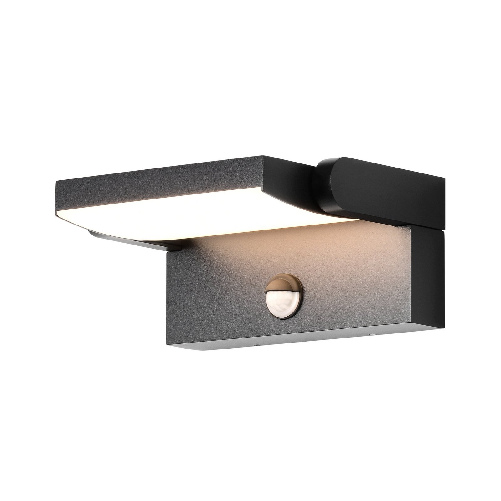 LED seinalamp CMD 9081, sensor, antratsiit, 21 cm, CCT, IP54