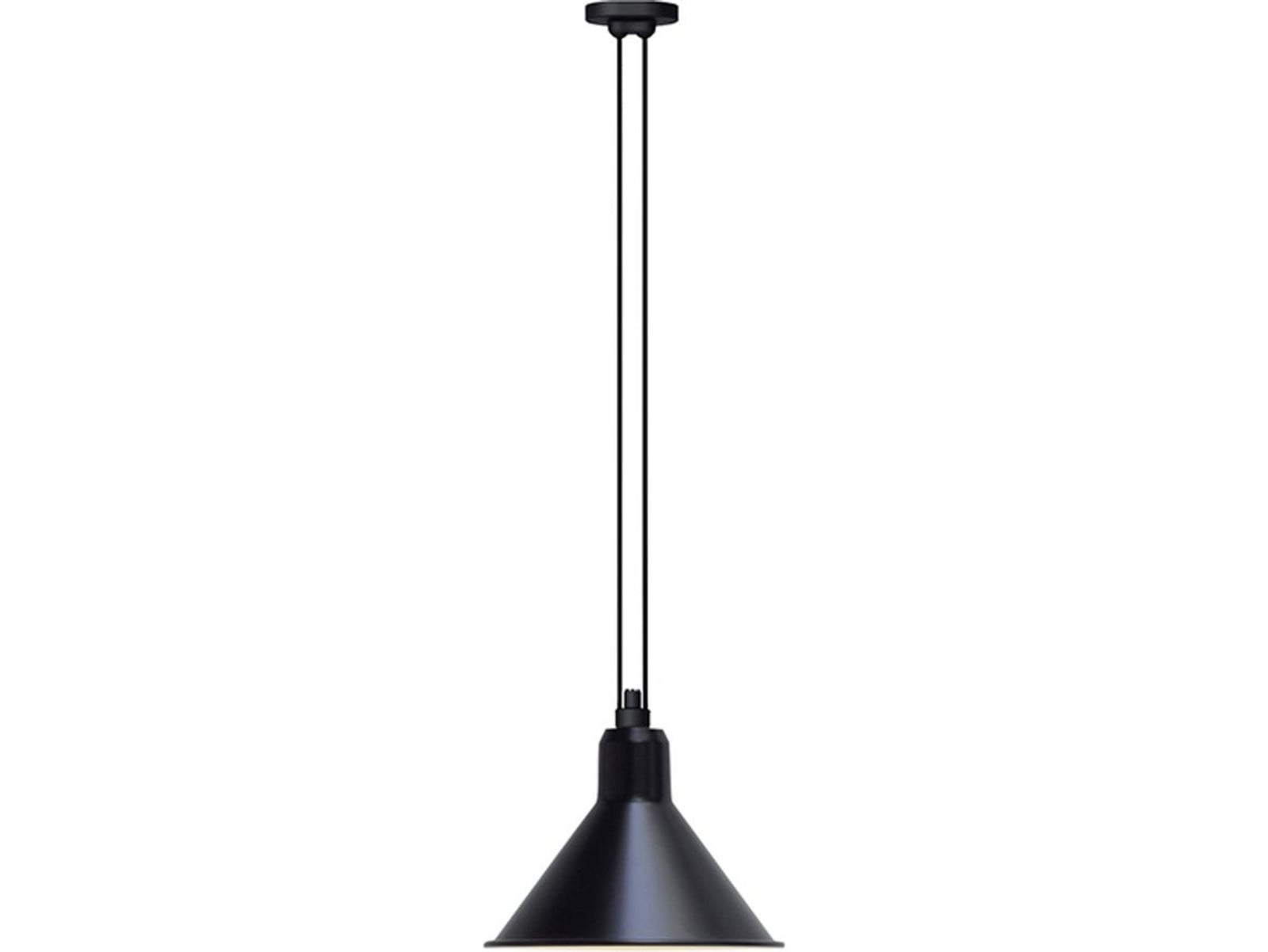 322 L Pendel Konisk Sort/Kobber Lampe Gras - Stue - Metal