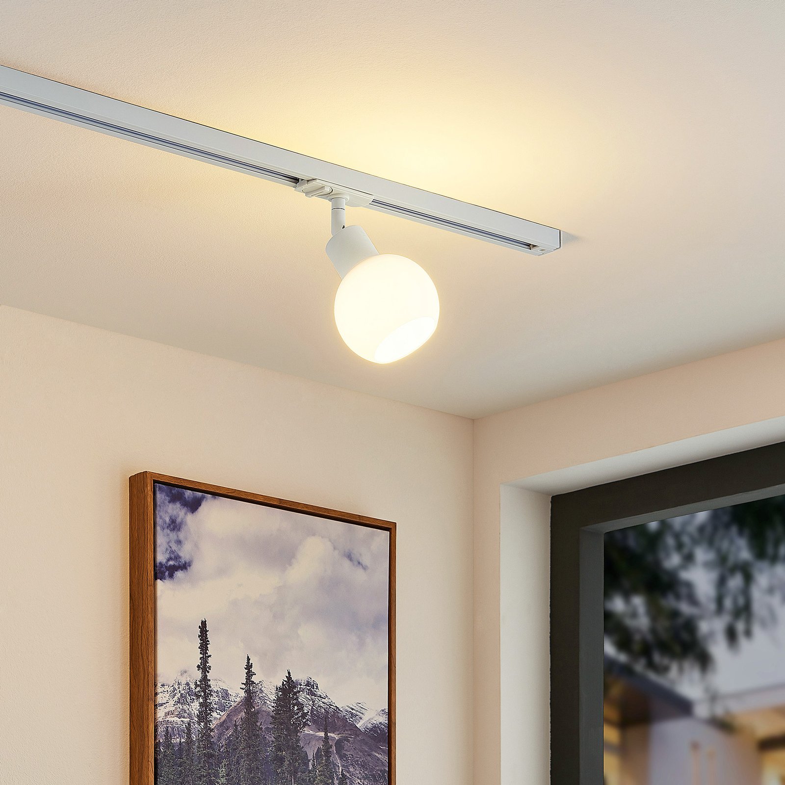 Linaro Round Skinnespot E14 Hvit - Lindby