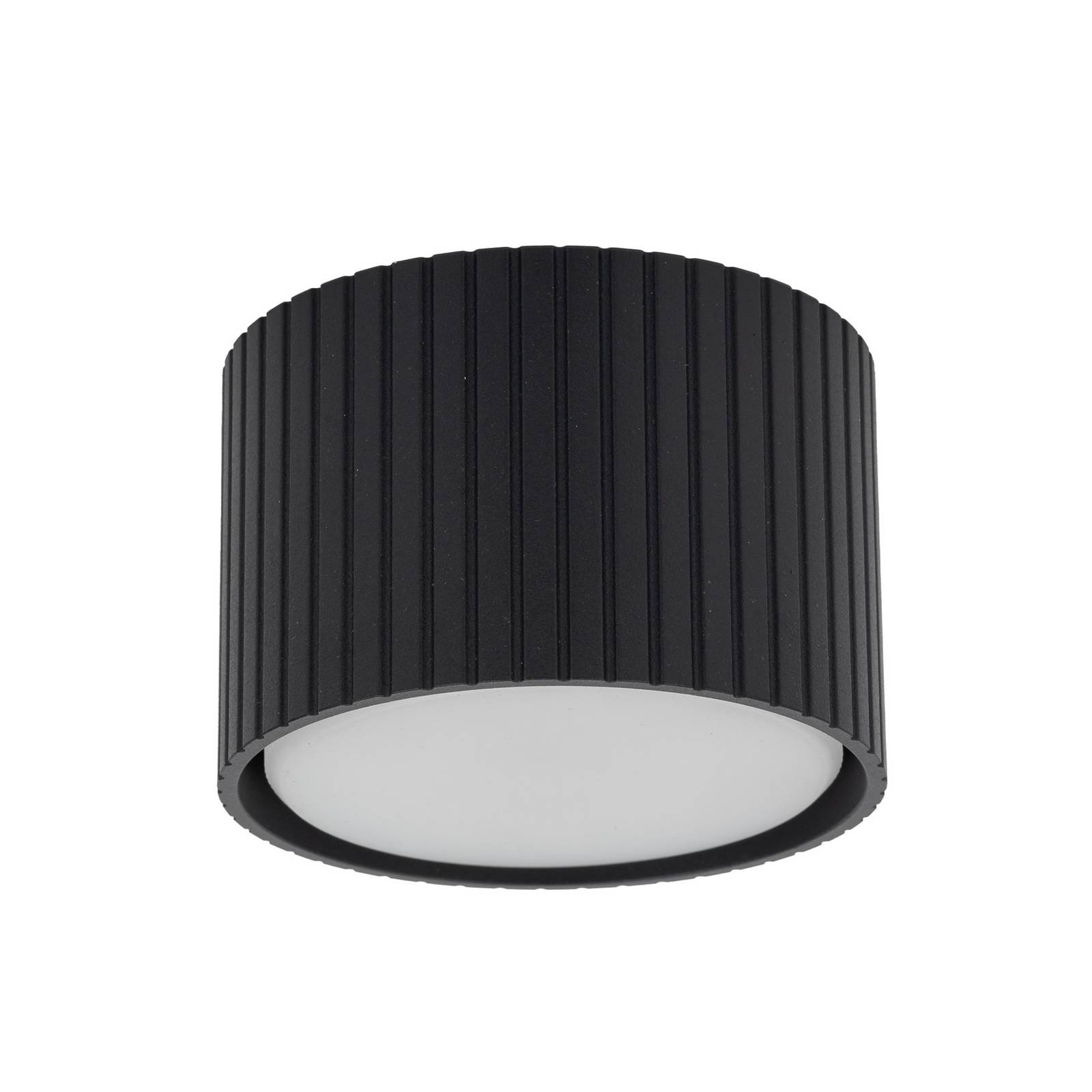 Downlight Ferro, schwarz, Kunststoff, 6 cm hoch, GX53