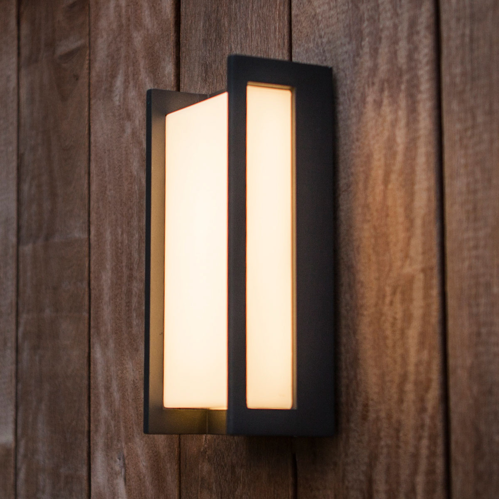 LED kültéri fali lámpa Qubo, 11cm x 22cm